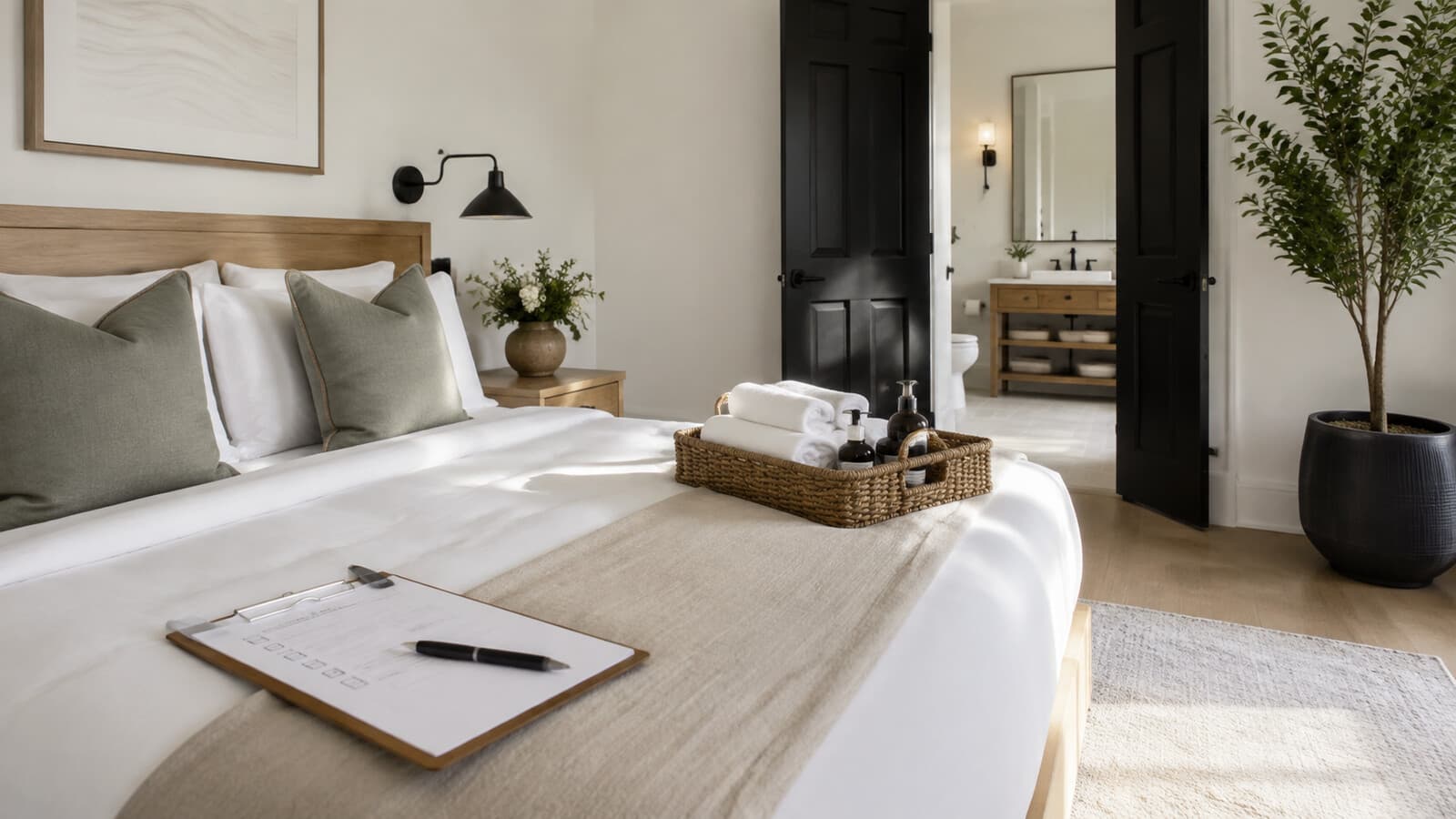 A carefully prepared hospitality property